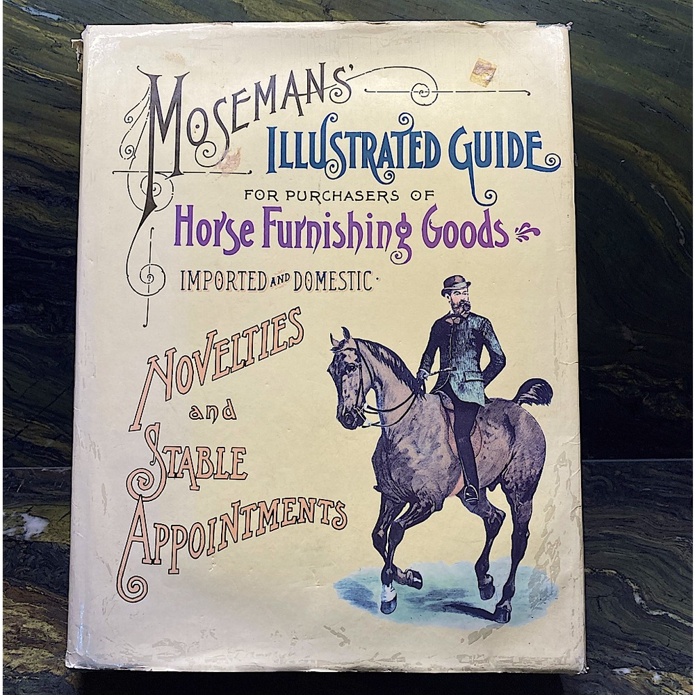 Horse Book Illustrated Guide Coffee Table Book Hardcover Vintage